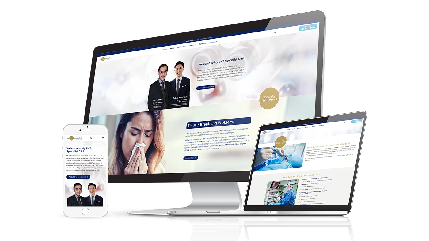 My ENT Specialist Website